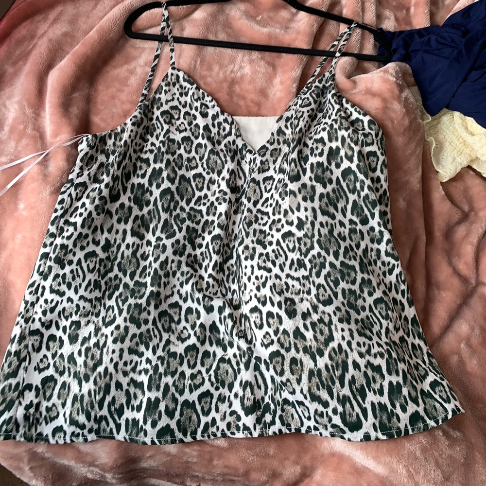 Cheetah tank top